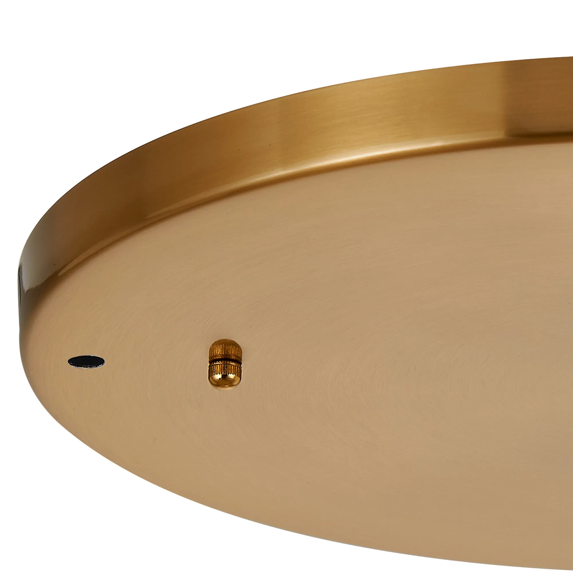 Hayes 5 Hole 40cm Round Ceiling Plate Brass D0830BR  Deco Hayes Brass
